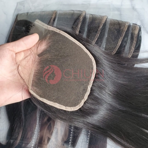 Raw Hair Transparent Lace Closures 4x4 5x5 for Wholesale