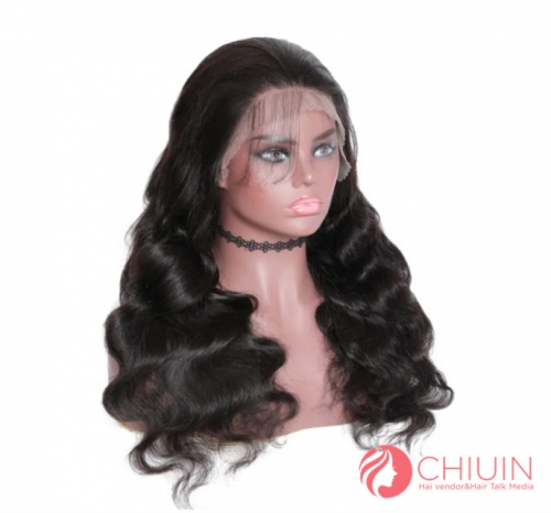 Body Wave 13x4 Transparent Lace Frontal Wigs Cambodian Virgin Hair