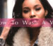 how to wash a wig